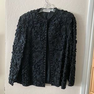 Nordstrom Gallery Black Jacket Large